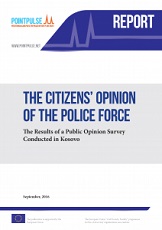 2017 THE CITIZENS’ OPINION OF THE POLICE - Results of the Public Opinion Survey Conducted in Kosovo Cover Image