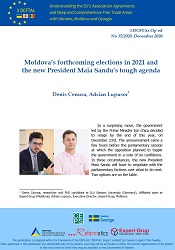 Moldova’s forthcoming elections in 2021 and the new President Maia Sandu’s tough agenda