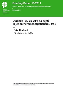 Agenda „20-20-20“: na cestě k jednotnému energetickému trhu