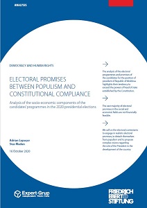 Electoral Promises between Populism and Constitutional Compliance. Analysis of the socio-economic components of the candidates’ programmes in the 2020 presidential elections. Cover Image