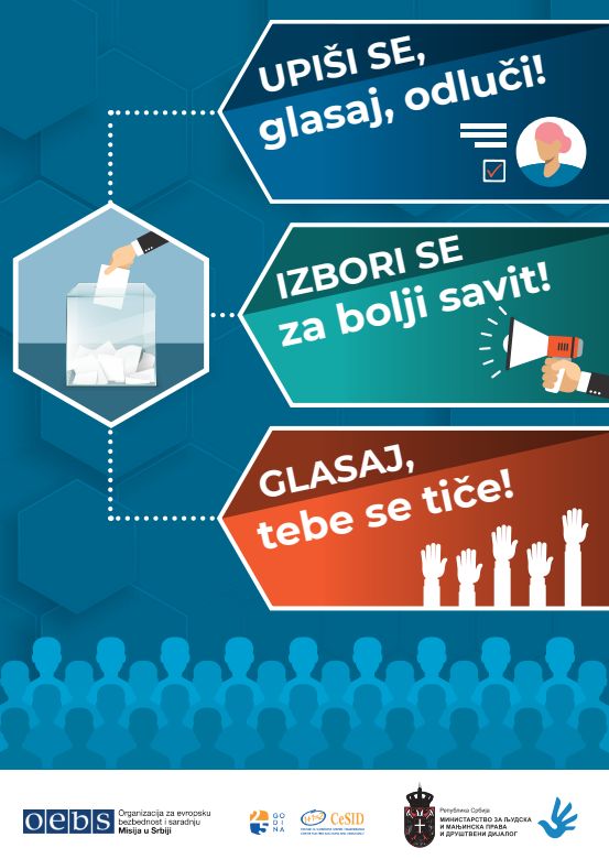 Glasaj, tebe se tiče! Izbori se za bolji savit! Upiši se, glasaj, odluči! (bunjevački jezik)