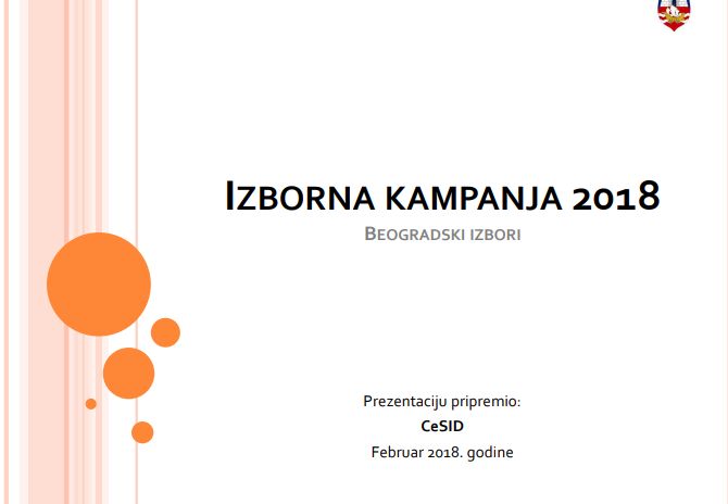 IZBORNA KAMPANJA 2018 - BEOGRADSKI IZBORI