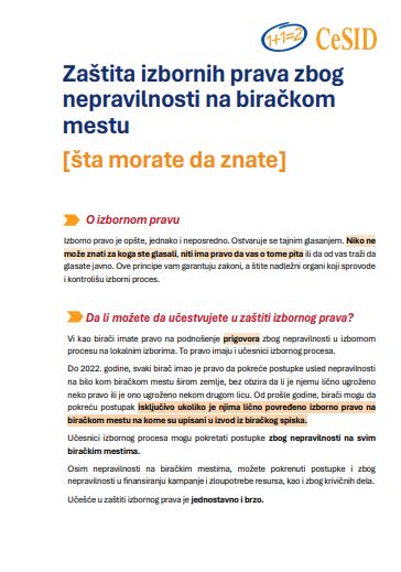 Protection of electoral rights due to irregularities at the polling station [what you need to know]