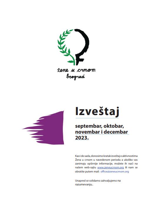 Report - September, October, November and December 2023.