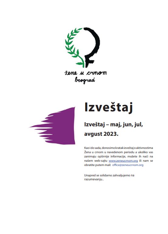 Report - Report - May, June, July, August 2023.