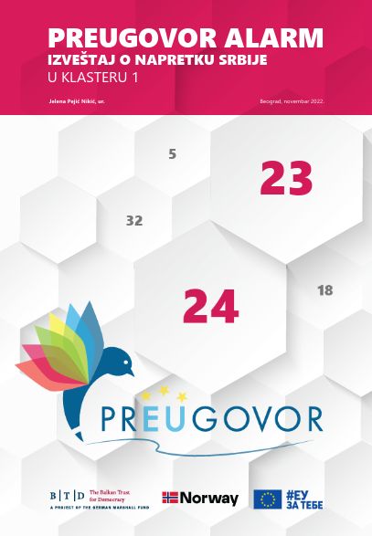 Alarm Report on Progress of Serbia in Cluster 1 – November 2022