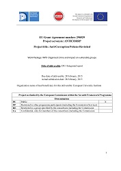 Anti-Corruption Policies Revisited: WP9 Organised crime and impact on vulnerable groups (ANTICORRP Integrated Report)