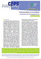 №129. Turkmenistan in transition. A window for EU engagement? Cover Image