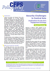 №139. Security Challenges in Central Asia. Implications for the EU’s Engagement Strategy Cover Image