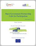 Open Government Partnership. Calls for Participation Cover Image