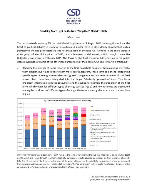 Media note: Shedding More Light on the New “Simplified” Electricity Bills Cover Image