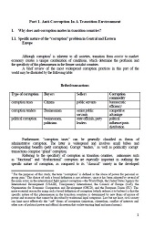 Coalition Building and Monitoring in Transition Countries