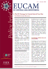 The EU Strategy for Central Asia @ Year One Cover Image