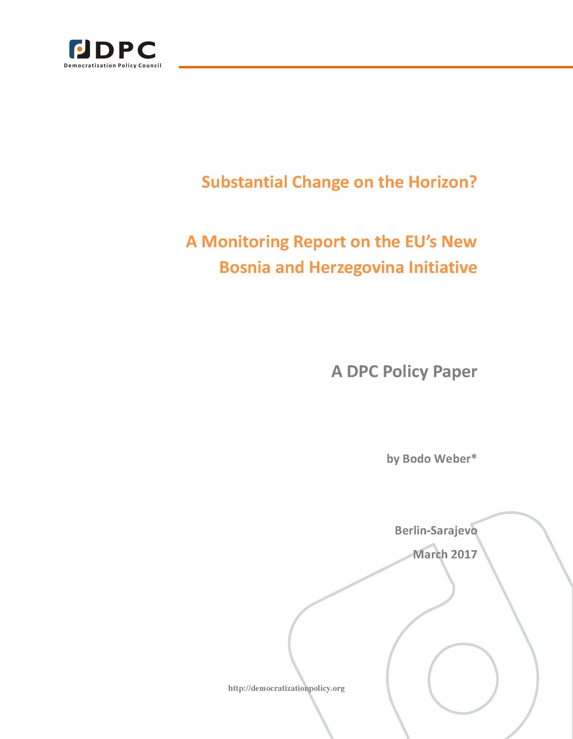 Substantial Change on the Horizon? A Monitoring Report on the EU’s New Bosnia and Herzegovina Initiative.