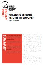 POLAND’S SECOND RETURN TO EUROPE? Cover Image