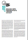 № 20 DEALING WITH YANUKOVYCH’S UKRAINE