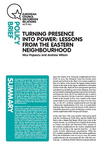 TURNING PRESENCE INTO POWER: Lessons from the Eastern Neighbourhood