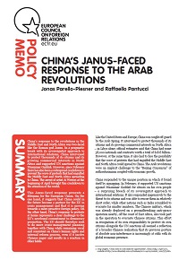 CHINA’S JANUS-FACED RESPONSE TO THE ARAB REVOLUTIONS Cover Image