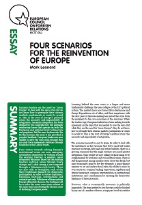 FOUR SCENARIOS FOR THE REINVENTION OF EUROPE Cover Image