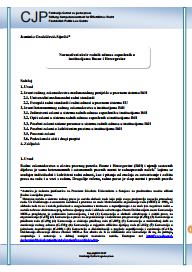 Normative framework of employment relationships in the institutions of Bosnia and Herzegovina Cover Image