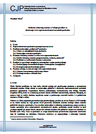 Reform of the electoral system in Serbia: suggestions for reaching a greater representation of the people's envoys