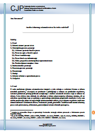 Analysis of electoral legislation: what should be kept? Cover Image