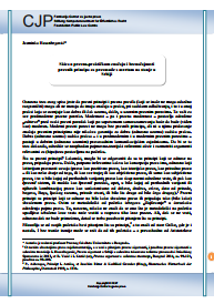 A Sketch on the Legal and Practical Importance and Significance of Legal Principles for Judiciary with a Review of the Situation in Serbia Cover Image