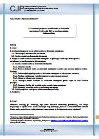 Compliance of regulations on the protection of persons with mental disorders of the Federation of BiH with international documents