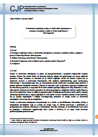 Lawfulness of the accommodation of persons with mental disorders in institutions of social protection in the Federation of Bosnia and Herzegovina