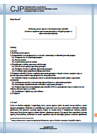 Public Administration Reform and harmonization of regulations of the Law on General Administrative Procedure and other regulations in administrative procedures