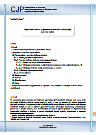 The liability of the notary for the damage caused in performing the notary service Cover Image