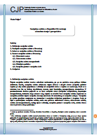 Social Protection in the Republic of Croatia: Current Situation and Perspectives