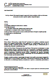 Is it possible to establish a state-level social protection system in Bosnia and Herzegovina: the legal basis and the need for their amendment