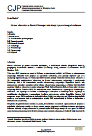 Health Care System in Bosnia and Herzegovina: The State and the Directions of Possible Reforms Cover Image