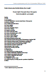 Verdict Sejdić and Finci versus Bosnia and Herzegovina, Concrete Consequences - First Review