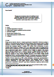 The issue of property compensation seized of the Catholic Church and the problem of interpretation of the Agreement on Legal Issues between the Republic of Croatia and the Holy See - the lessons for the future in dealing with the relationship... Cover Image