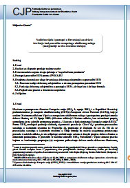 Competent authorities and procedures in Croatia as a state of enforcement in the execution of the European Arrest Warrant (marginalia with two recent cases)