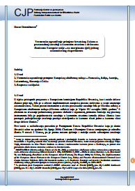 Temporal restriction on the application of the Croatian Law on Judicial Co-operation in Criminal Matters with EU Member States - at the margins of (yet) one legislative experiment Cover Image