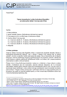 The secrecy of communication and protection of the security of the Republic - on the occasion of a decision of the Constitutional Court of Serbia Cover Image