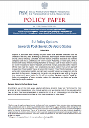 №159: EU Policy Options Towards Post-Soviet De Facto States Cover Image