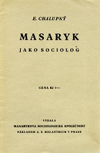 Masaryk as a Sociologist