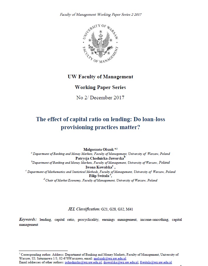 The effect of capital ratio on lending: Do loan-loss provisioning practices matter?