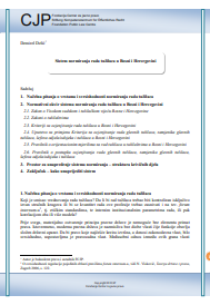 Evaluation system of prosecutor's work in Bosnia and Herzegovina Cover Image