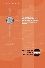 Parliamentary Representation of Minorities in Hungary: Legal and Political Issues Cover Image