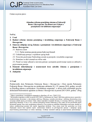 Current reform of the pension system in the Federation of Bosnia and Herzegovina: what does the newly adopted Pension and Disability Insurance Act bring?