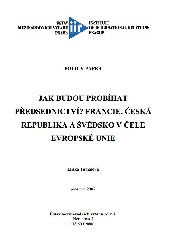 Jak budou probíhat předsednictví? Francie, Česká republika a Švédsko v čele Evropské unie