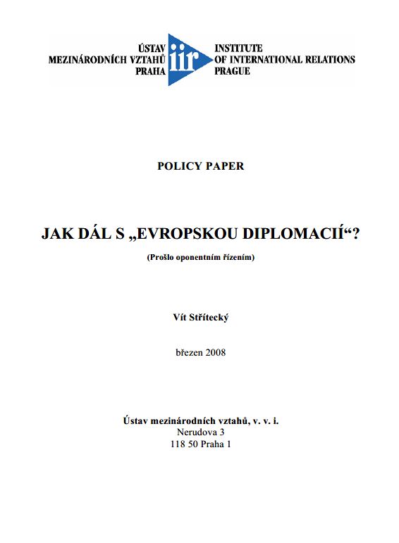 How to continue with "European diplomacy"? Cover Image