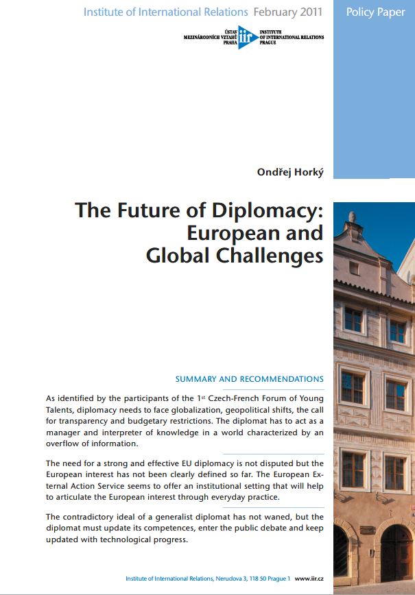 The Future of Diplomacy: European and Global Challenges Cover Image