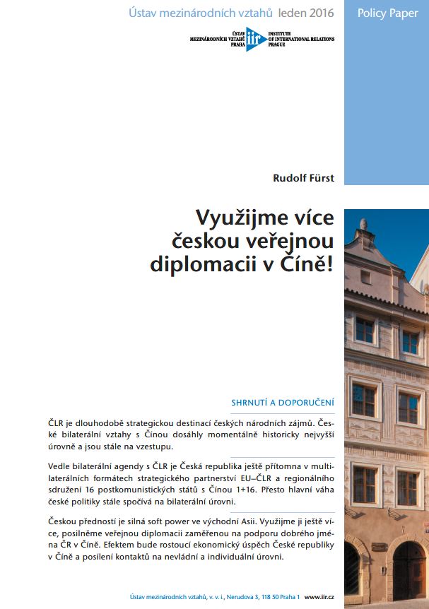 Let's use more Czech public diplomacy in China! Cover Image