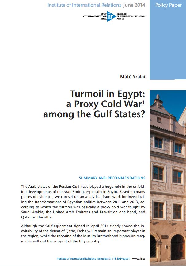 Turmoil in Egypt: a Proxy Cold War among the Gulf States? Cover Image